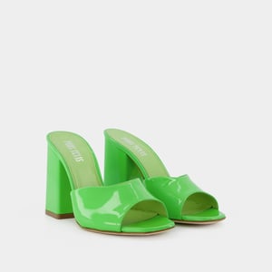 Holly Anja Pantoletten - Paris Texas - Kiwi - Leder