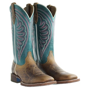 Ariat Circuit Shiloh Tabaco Womens Brown/Blue Stiefel