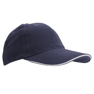 SOLS Unisex Büffel 6 Panel Baseballmütze (Französisch Marine/Weiß)