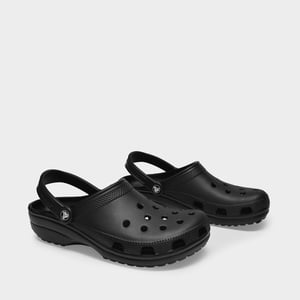 Klassische Pantoletten - Crocs - Schwarz - Synthetik