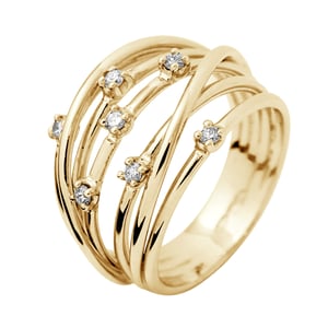 DIADEMA - Ring - Prestige Jewelery - Diamanten - Gelbgold