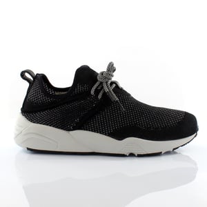Puma X Stampd Trinomic gewebt schwarze Textilen Herren Trainer 362744 03