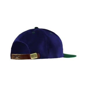 Slazenger Flat Bim Ajdustable Dark Purple Green Herren Cap Slaz Caps 02