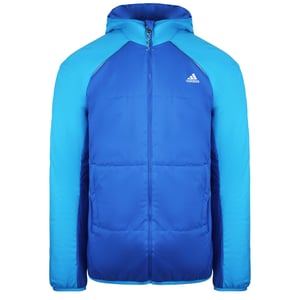 Adidas Performance hohe Kinder Blaue Jacke