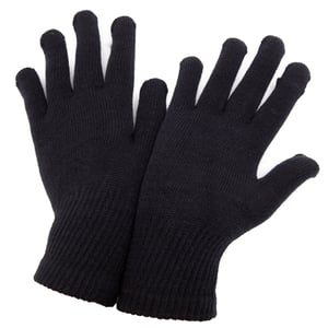 FLOSO Unisex Magic Gloves Handschuhe für Erwachsene (Schwarz)