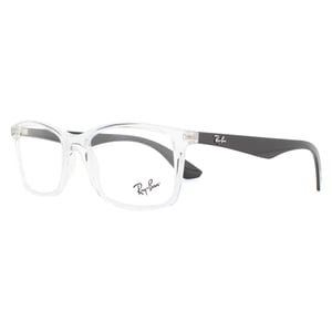 Ray-Ban Brillenfassung RX7047 5943 Transparent und Schwarz für Herren und Damen