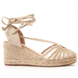 Montevita Wedge Sparto Cien in Beige