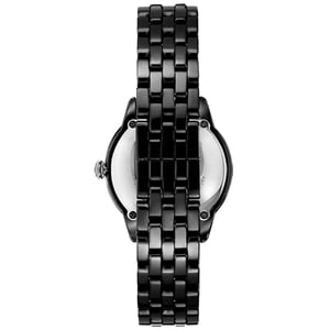 Emporio Armani AR1478 Damen Ceramica Schwarz Kristall Uhr