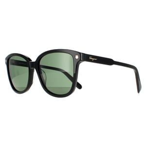 Salvatore Ferragamo Square Damen Schwarz Grün SF815S