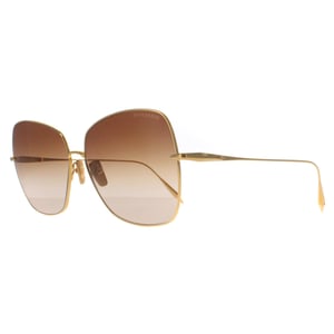 Dita Cat Eye Damen Gelbgold Dunkelbraun bis klar Farbverlauf Zazoe