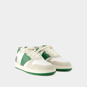 Sneakers Rhecess Low - Rhude - Leder - Weiß/Grün