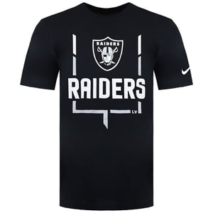Nike NFL Las Vegas Raiders Legend Goal Post Herren-T-Shirt, schwarz