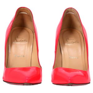 Christian Louboutin Pigalle-Pumps aus rotem Nappaleder