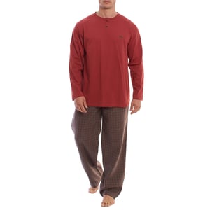 KLP4 Herren-Winterpyjama mit langen Ärmeln