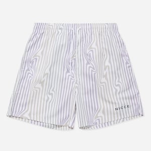 Nicce Strata Mens White/Flila Swim Shorts