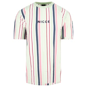 Nicce Short Sleeve Round Neck Multicolored Mens Club T-Shirt 202 1 09 02 0218