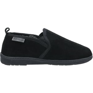 Hush Puppies Herren Arnold Slip On Leder Pantoffel (Schwarz)