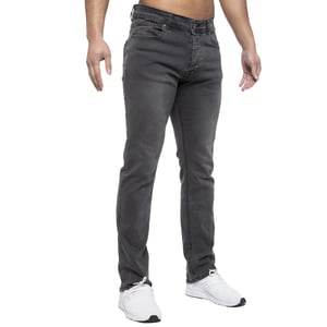 Enzo Herren Straight Fit Stretch Denim Jeans