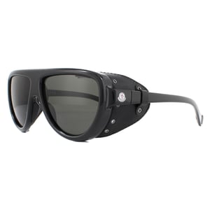 Moncler Lunettes De Soleil ML0089 01D Smoke Noir Smoke Polarisé