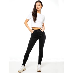 Enzo Womens Skinny Stretch Jeans