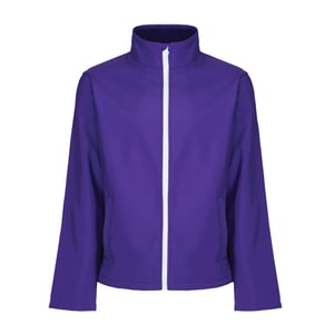 Regatta Herren Ablaze druckbare Softshell-Jacke (lila/schwarz)