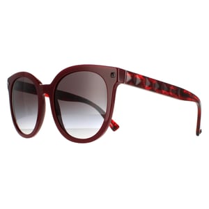 Valentino Rund Damen Bordeaux Grau Farbverlauf VA4083