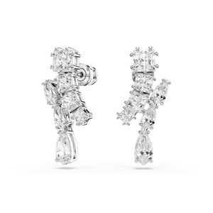 Swarovski 'Matrix' Damen-Ohrhänger aus Metall - Silber 5700418