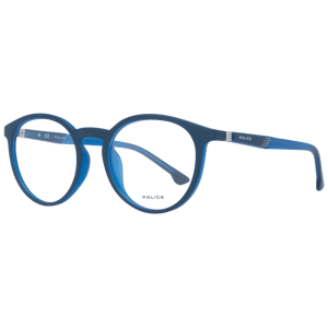 Polizei Runde Herren Blau Brille