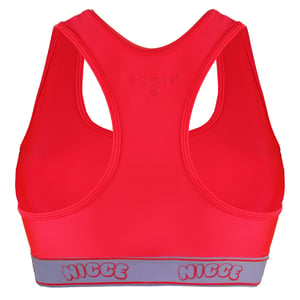 Nicce ärmellose rosa womens carbon racerback Sport Bra 203 2 15 04 0307