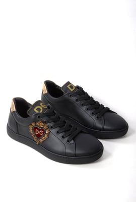Dolce & Gabbana Men Embroidered Low-top Sneakers
