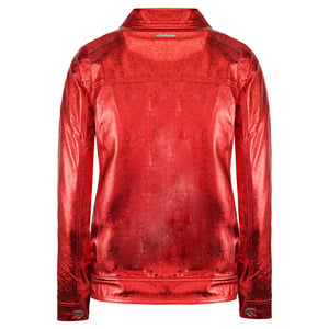 Armani Exchange Trucker Womens Red Jacke
