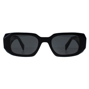 Prada Rectangle Womens Schwarz Dunkelgrau PR17WS