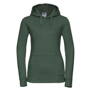 Russell - "Authentic" Kapuzenpullover für Damen (Flaschengrün)