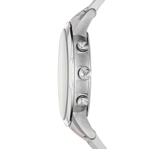 Elegante Herrenuhr der Marke Armani. Die Uhr hat ein Armband, das auch kleiner gemacht werden kann, das Gehäuse hat einen Durchmesser von 43 mm und das Uhrwerk ist ein Quarzwerk.  Marke: Emporio ArmaniModellname: AR11165 (43mm)Kategorie: HerrenuhrMaterialien: EdelstahlFarben: silber, rosa, schwarz