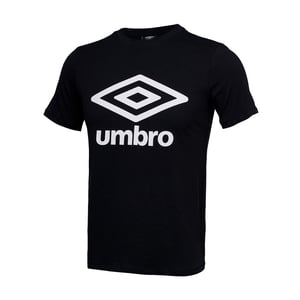 Umbro großer Logo-Männerschwarz-T-Shirt