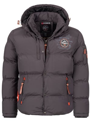Geographical Norway Steppjacke Dunkelgrau