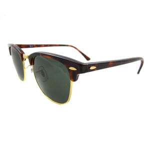 Ray-Ban Sonnenbrille Clubmaster 3016 W0366 Havanna Grün G-15 Groß 51mm