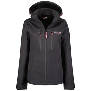Geografische Norwegen-Jacke für Damen. Die Jacke ist aus hochwertigem Polyester und Elastan gefertigt und hat ein warmes Innenfutter.  Marke: Geographical NorwayModellname: Softshell Jacket TimmexKategorie: Softshelljacke DamenMaterialien: Polyester und ElastanFarbe: blau