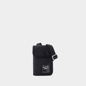 Neck Pouch "the Traveller" - Maison Kitsune - Synthetik - Schwarz