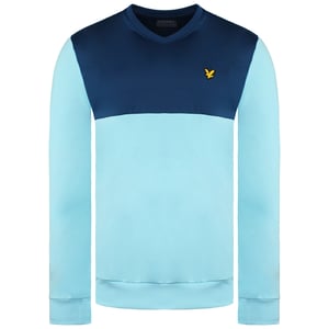 Lyle & Scott Golf Mens Blue Pullover
