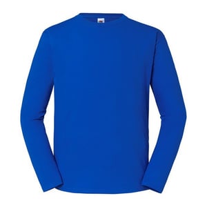 Fruit of the Loom Herren Iconic 195 Premium Ringspun Baumwolle Langarm T-Shirt (Königsblau)