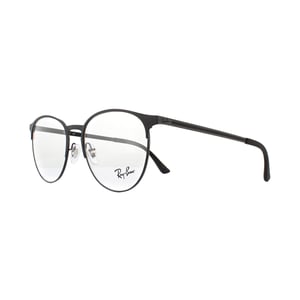 Ray-Ban Round Black Top On Matte Black Unisex Frauen Brillenfassungen