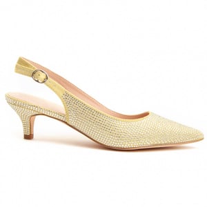 Montevita High Heel Festschuh5 Gelb