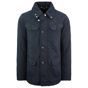 Hackett London Fenton Mens Navy Mantel