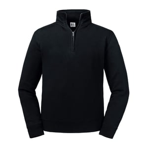 Russell Herren Authentic Quarter Zip Sweatshirt (Schwarz)