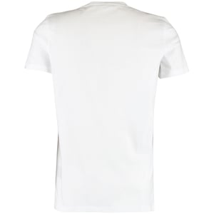 Balmain Paris Gold Branded Logo White T-Shirt