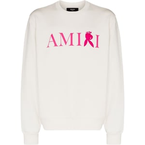 Amiri Reverse Bunny Logo Weißes Sweatshirt