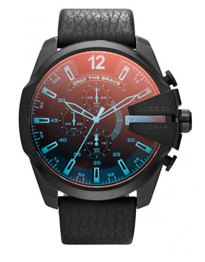 Diesel Mega Chief Schwarz Herren Armbanduhr DZ4323