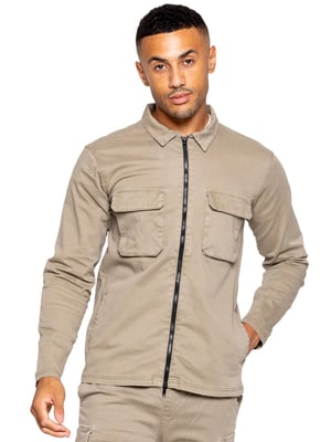 Enzo | Herren Cargo Überhemd Jacke