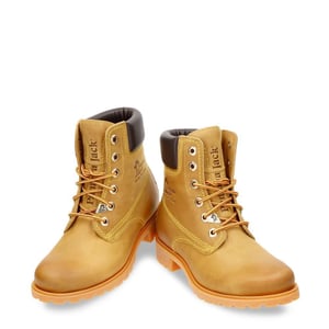 Panama Jack Damen 03 B1 Tan Stiefel Wasserdichte Lederschnürsenkel Wander-Knöchel-Chukka